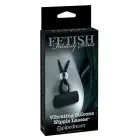 FFSLE Silicone Vibrating Nipple Lassos – Black — Photo 1