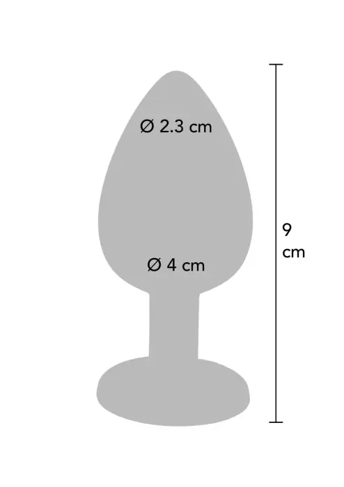 Diamond Booty Jewel L – 18–20 cm – Violetinis Photo