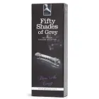 Fifty Shades of Grey Drive Me Crazy stikla divpusējs dildo – 19 cm (7.5″) – caurspīdīgs — Foto 8
