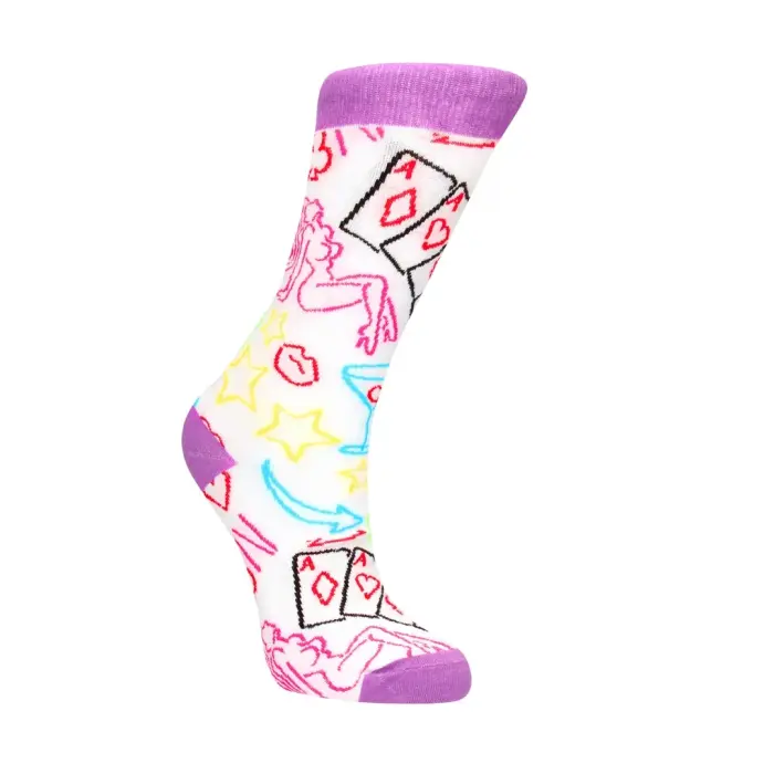 SHOTS Sexy Socks носки «Strip Poker» – EU 36–41