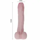 Baile Natural Touch Intimate Model TPR with Suction Cup – 20 cm (8″) – Skin — Photo 4