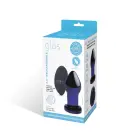 Glas Vibrating Plug 3.5" Remote Controlled Rechargeable Glass Model – 9 cm (3.5″) – Clear — Photo 2