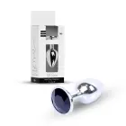 Plug-Jewellery Silver anālais spraudnis – 7 cm – Melns — Foto 9