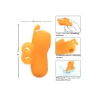 Neon Vibes The Buzzing Finger Vibrator – Orange — Photo 4