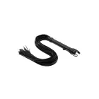 Alive BDSM Line Faux Leather Flogger – Black — Photo 1