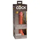 King Cock Elite KCE 7 divslāņu dildo – 21 cm (8.3″) – miesas krāsa — Foto 1