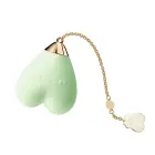 Люксовый вибратор ZALO Baby Heart – 8 см (3.1″) – зеленый — Фото 1
