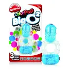 The Screaming O ColorPop Big O2 Dual-Motor Vibrating Ring – Blue — Photo 1