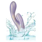 G-Love G-Kiss двойной вибратор с мерцающим язычком и гибким стержнем – 18 cm (7″) – фиолетовый — Фото 6