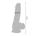TOYJOY Get Real Clear Dildo – 16 cm (6.3″) — Photo 4
