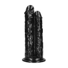Double Titan - Realistic Double Dildo – 24.5 cm (9.6″) – Black — Photo 8
