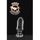 Kiotos Rugops – ribbed anal plug for beginners – clear — Photo 1