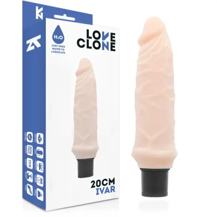 Loveclone Ivar вибратор – 20 см (7.9″) – телесный