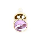 MyLove Toys Jewellery Gold анальная пробка – 9.5 cm (3.7″) – Розовая — Фото 2