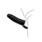 INFERNO by HIDDEN DESIRE locekļa uzmava ar gredzenu – 18 cm (7″) – melna — Foto 6