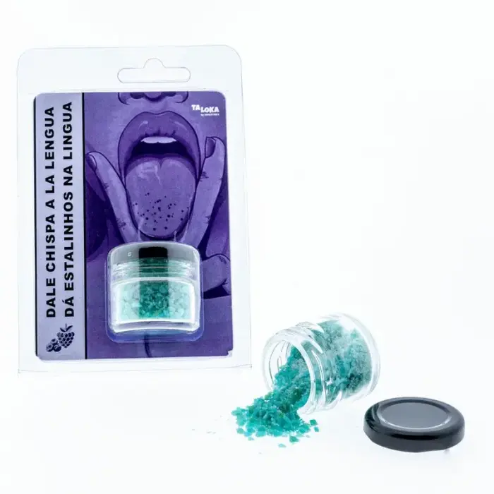 Taloka sparkling popping candy – blue raspberry – 30 g