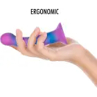 MYTHOLOGY Dion Galactic S anālais dildo – 15 cm (5.9″) – Zils — Foto 2