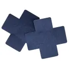 Krūšu uzlīmju komplekts - krusts - zils Foto 2