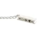 Modern Zinc Alloy Nipple Clamps with Chain – Silver — Photo 2