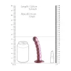 G-punkta dildo ar pērlītēm – 13 cm (5″) – Rozā — Foto 6