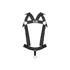 Male Power Elastic Harness with Studs – Black — Photo 2