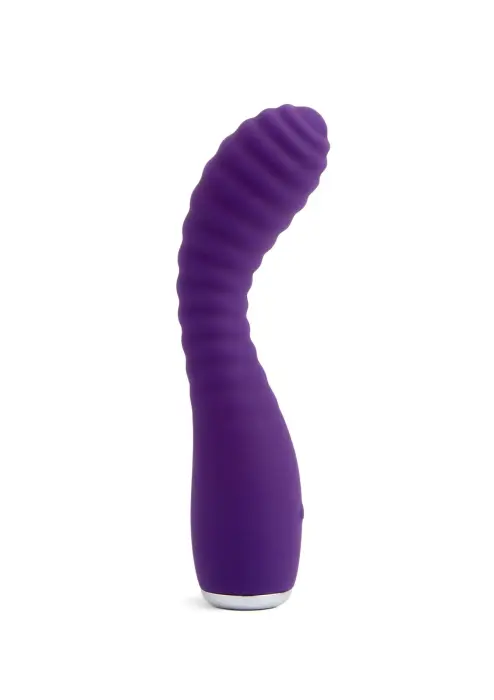 Lola elastīgs sildošais vibrators – 18 cm (7″) – violets Foto 4