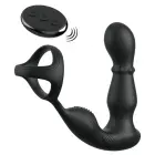 AFE Ass-Gasm Slide&Glide Black Dildo – 19 cm – Black Photo