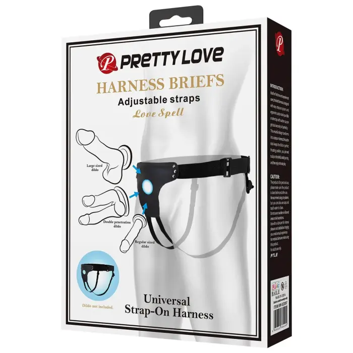 PRETTY LOVE - HARNESS BRIEFS Love Spell Universal Strap-On Harness Foto 12