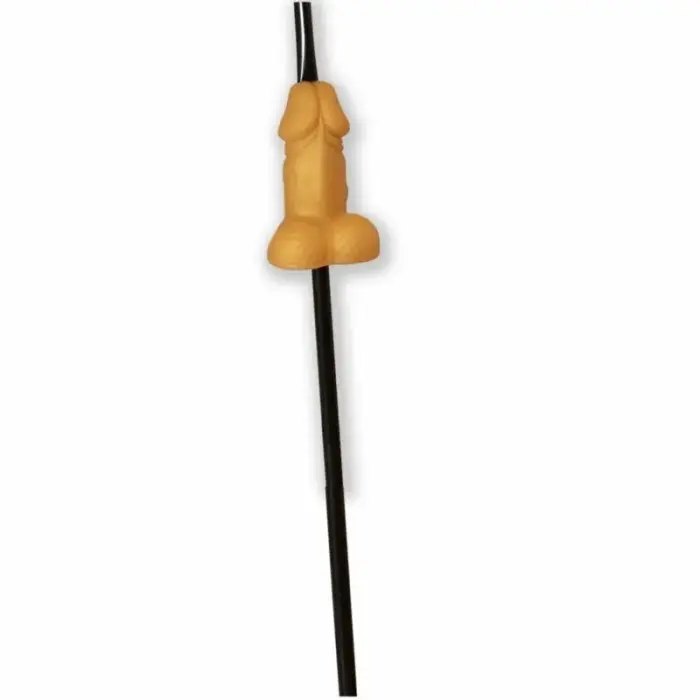 Diablo Picante novelty reusable party straw – gold