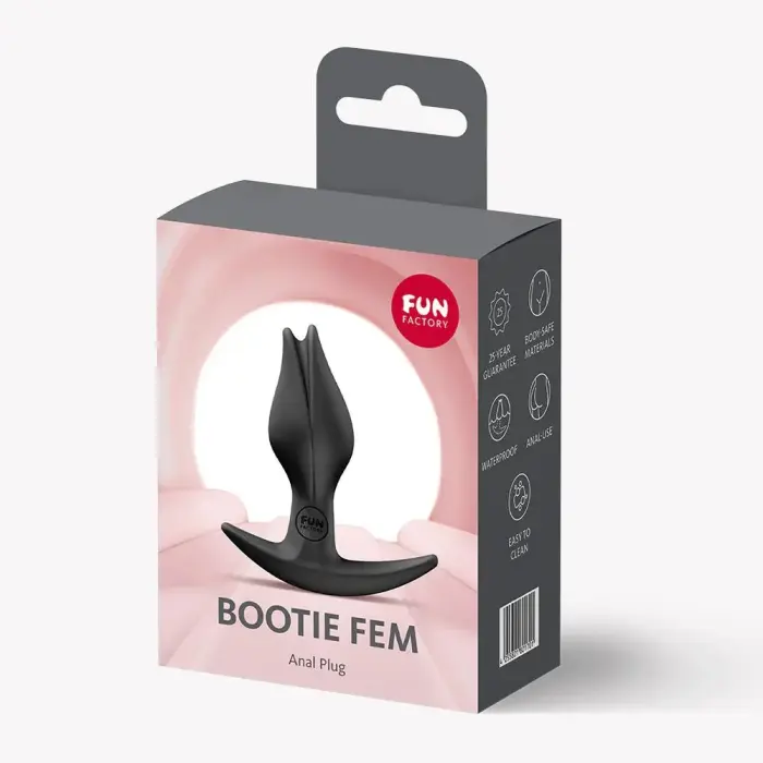 Bootie Fem dildo – 10 cm – Melns Foto 5