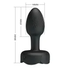 PRETTY LOVE Olman vibruojantis analinis kištukas – 15 cm – Daugiaspalvis — Nuotrauka 7