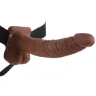 Fetish Fantasy Series dobais strap-on dildo ar regulējamu jostu – 24 cm (9.4″) – miesas krāsa — Foto 4