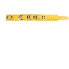 Adjustable Yellow Leather Collar – 5.5 cm — Photo 3
