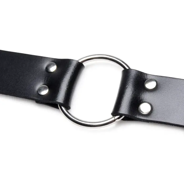 Leather Strap Dildo Holder – Black