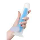 BEYOND BY TOYFA Bruce tumsā spīdošs dildo – 16.5 cm (6.5″) – zils — Foto 5