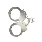 Kajdanki-Śmieszna zabawka-kadank- Metallic Handcuffs Photo