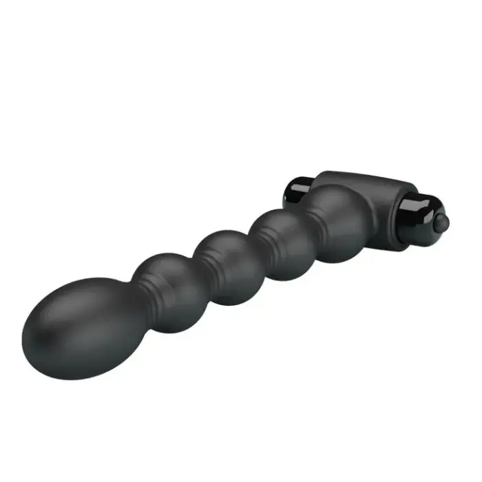 PRETTY LOVE Lynn vibruojantis analinis dildo – 10 funkcijų – Juodas