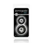 Renegade Double Stack Cock Ring – Black — Photo 2