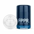 FPPR Dual-Entry caurspīdīgs masturbators – 13 cm – caurspīdīgs — Foto 2