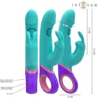 INTENSE Monica Dual-Action Vibrator – 22.5 cm (8.85″) – Blue — Photo 2