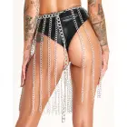 Bad Kitty Chainmail Collar and Belt – Silver — Photo 8
