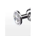 Starlight užpakaliuko brangakmenis – 9.5 cm – Sidabrinis — Nuotrauka 4