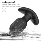 Bliss APP Vibrating Anal Plug – 10 cm – Black — Photo 4