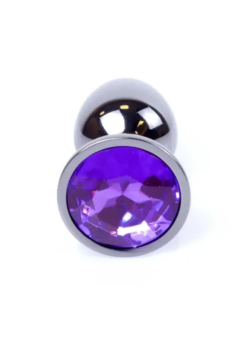 Plug-Jewellery Dark Silver anālais spraudnis – 7 cm (2.8″) – Violets