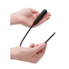 OUCH! Silikoninis vibruojantis ypač ilgas šlaplės žaislas – 25 cm – juodas — Nuotrauka 6