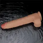 LoveToy Power Basics Cock – įkraunamas vibruojantis realistiškas dildo su siurbtuku – 28 cm (11 colių) — Nuotrauka 2