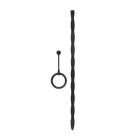 Silicone Plug Cockring Set – Black — Photo 1