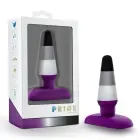 Blush Avant P7 Ace Asexual Pride Striped Anal Plug – 10.8 cm (4.3″) – Multicolored — Photo 1