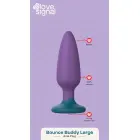 Bounce Buddy L Anal Plug – 13 cm (5.1″) – Black — Photo 3