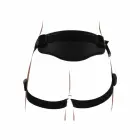 Get Real Deluxe Harness – padded strap-on harness with 3 silicone rings – black — Photo 8